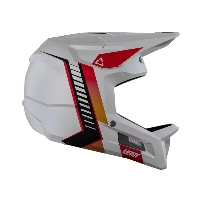 Leatt MTB Gravity 2.0 Full Face Helmet in White Black-1