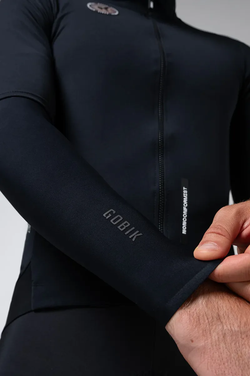 Gobik Kaba Thermal Arm Warmers - Black-1
