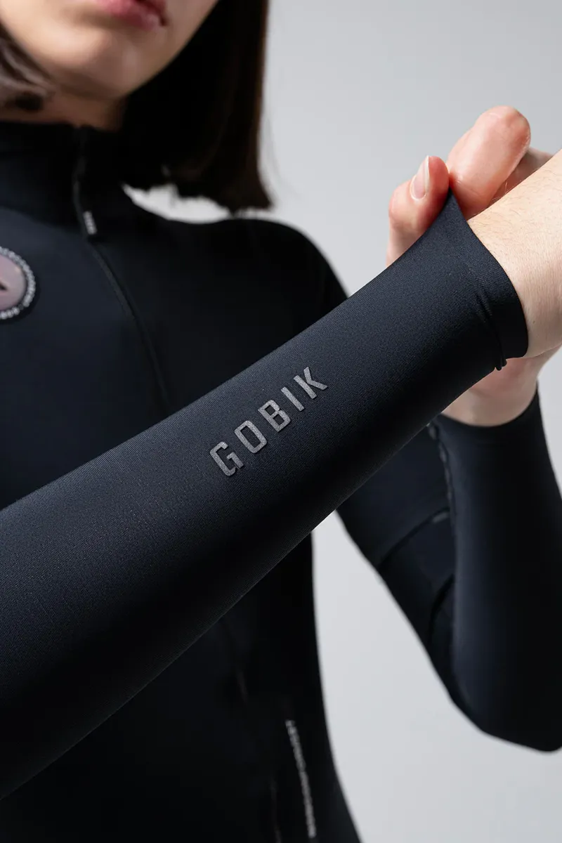 Gobik Kaba Thermal Arm Warmers - Black-3