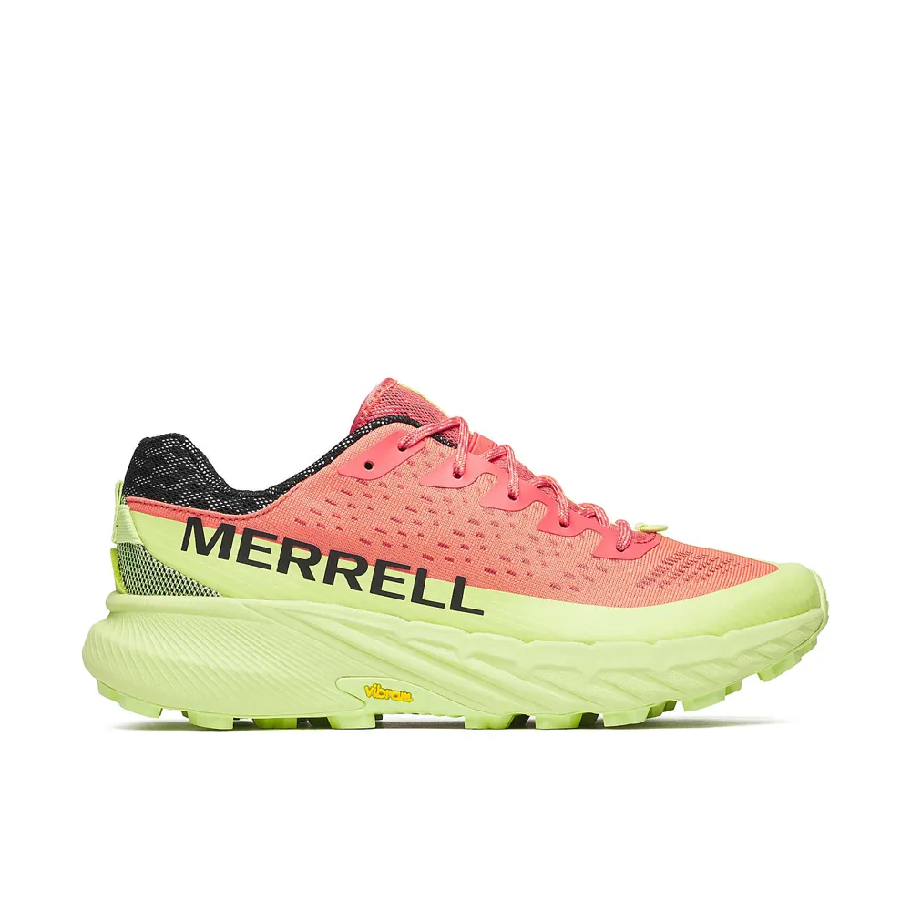 Merrell Agility Peak 5 Mens Trail Running Shoes - Blossom Mantis 9 UK