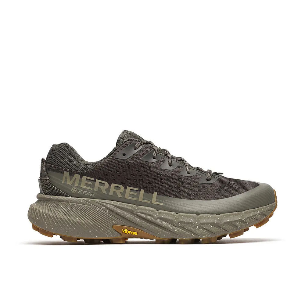 Merrell Agility Peak 5 GTX Mens Trail Running Shoes - Beluga Talus 9 UK