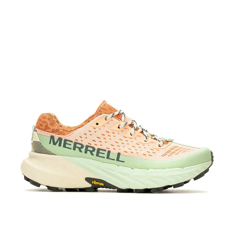 Merrell Womens Agility Peak 5 Trail Running Shoes - Peach Spray
