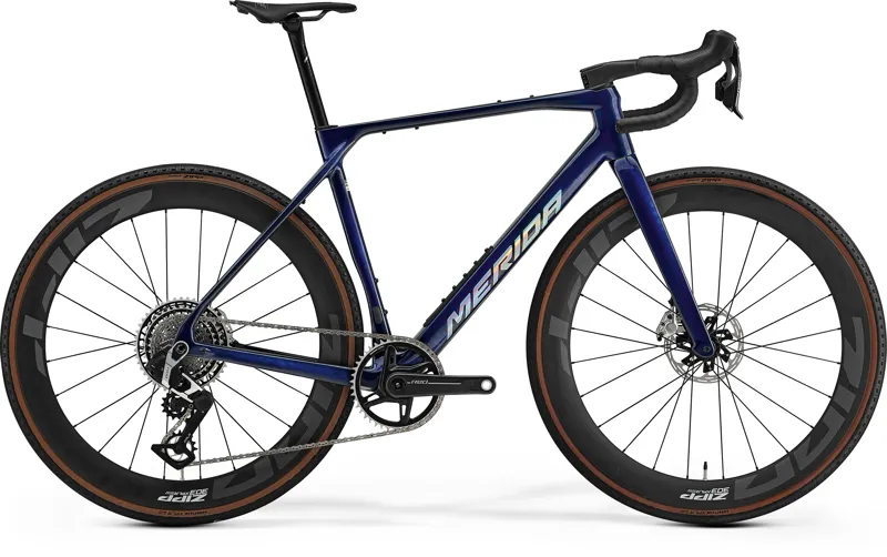 Merida Mission 10K Carbon Gravel Bike Blue Clear Coat Hologram Decal