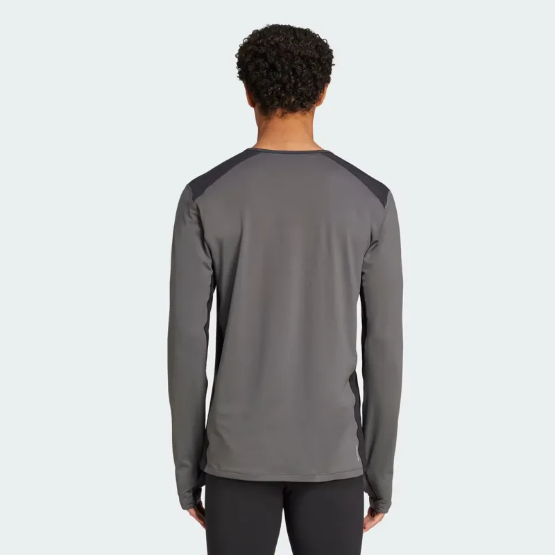 Adidas Terrex Multi Synthetic Long Sleeve Base Layer - Carbon Grey Six-2