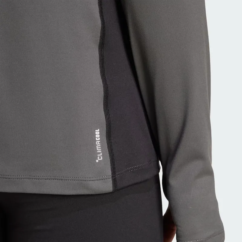 Adidas Terrex Multi Synthetic Long Sleeve Base Layer - Carbon Grey Six-4