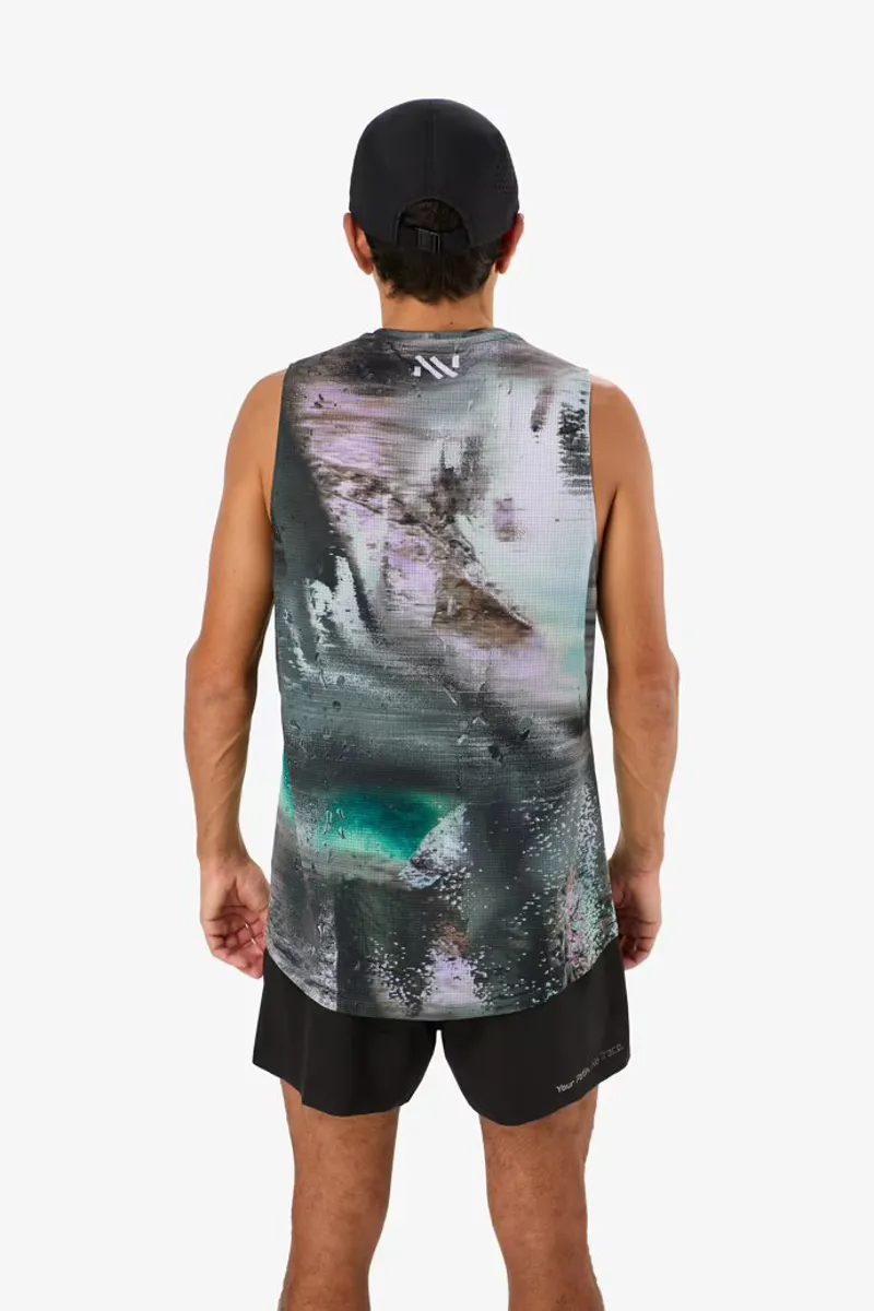 Nnormal Race Running Tank Tee - Nature Al Print-2