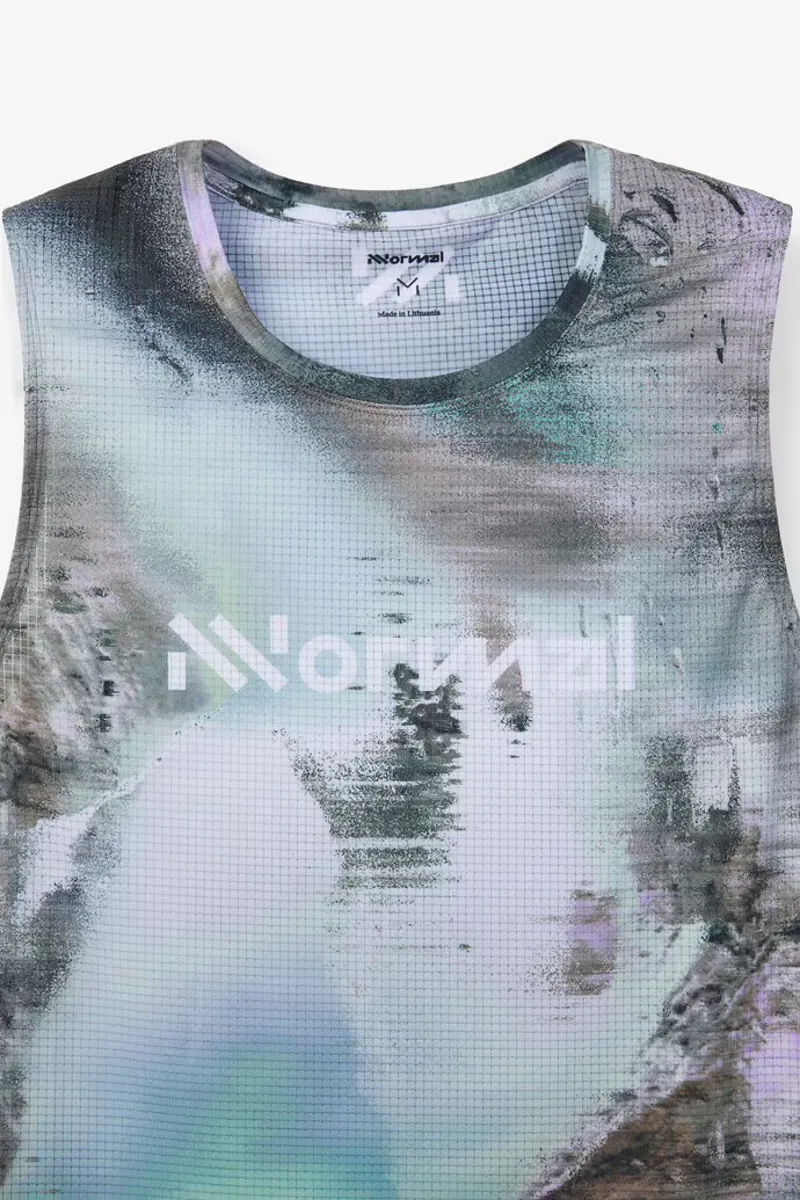 Nnormal Race Running Tank Tee - Nature Al Print-1