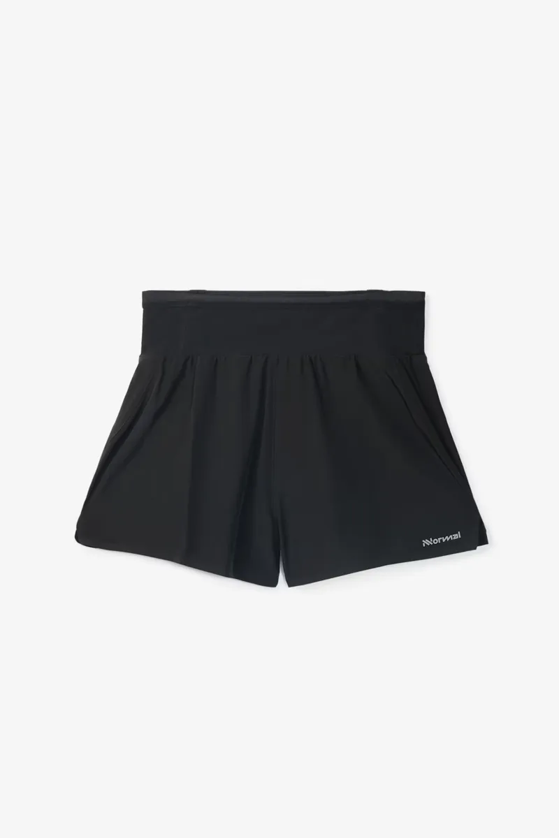 Nnormal Womans Running Race Shorts - Black