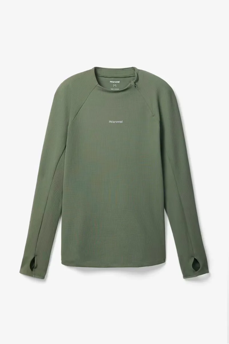 Nnormal Men's Trail Long Sleeve - Dark Green - Small