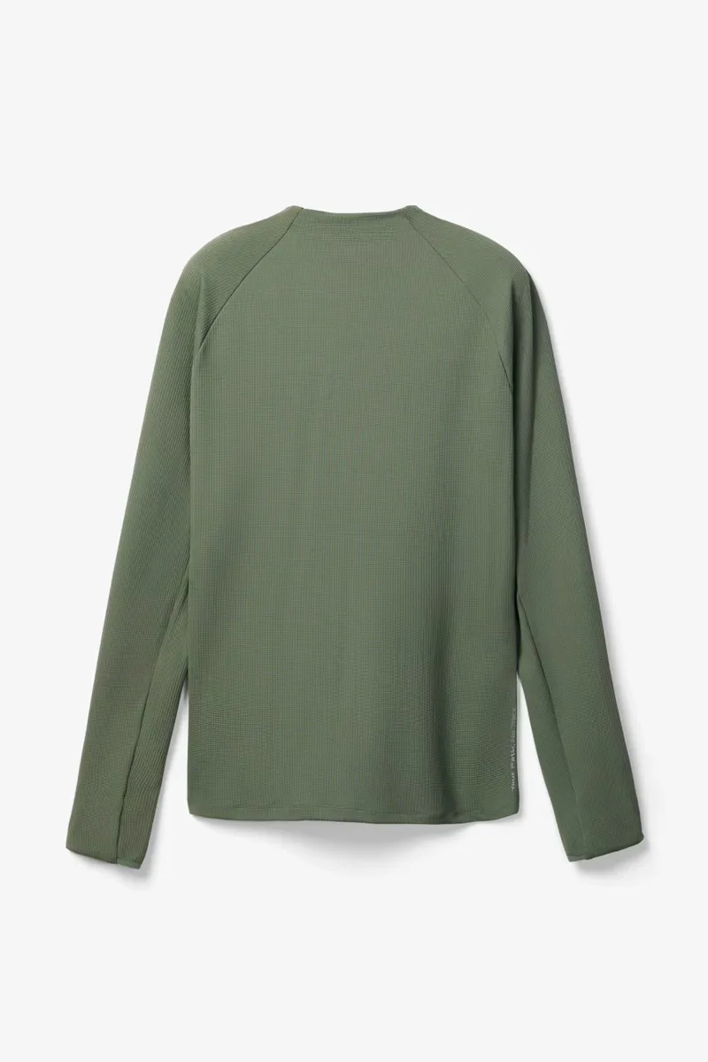 Nnormal Men's Trail Long Sleeve - Dark Green - Small-1