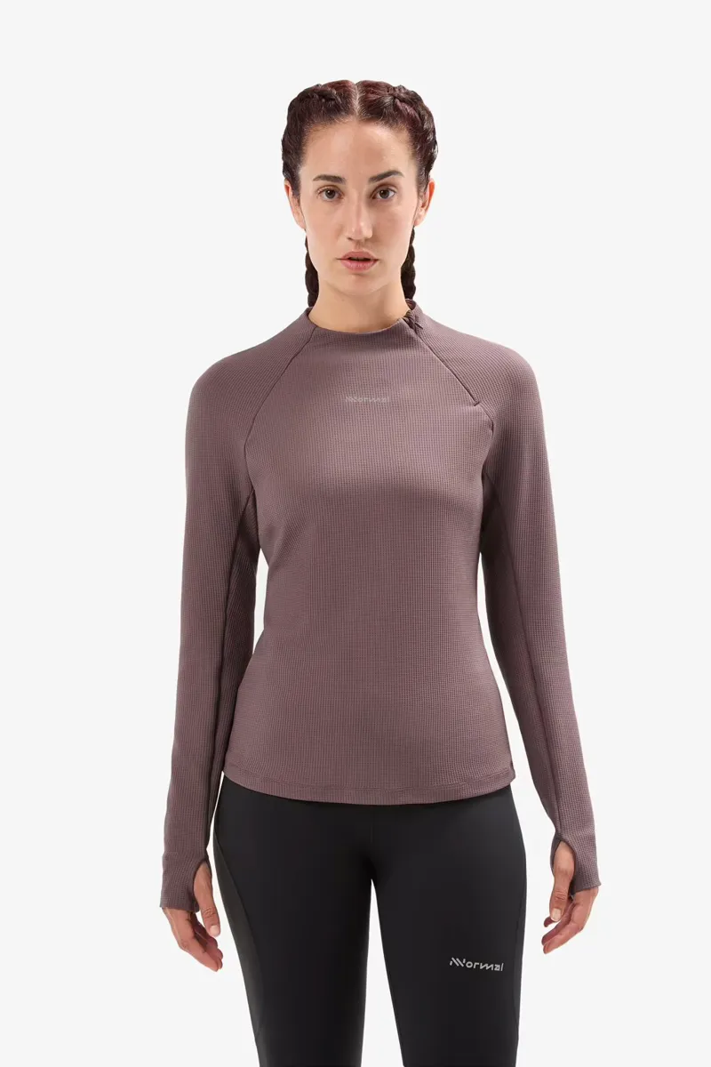 Nnormal Womens Trail Long Sleeve Running Top - Purple-2