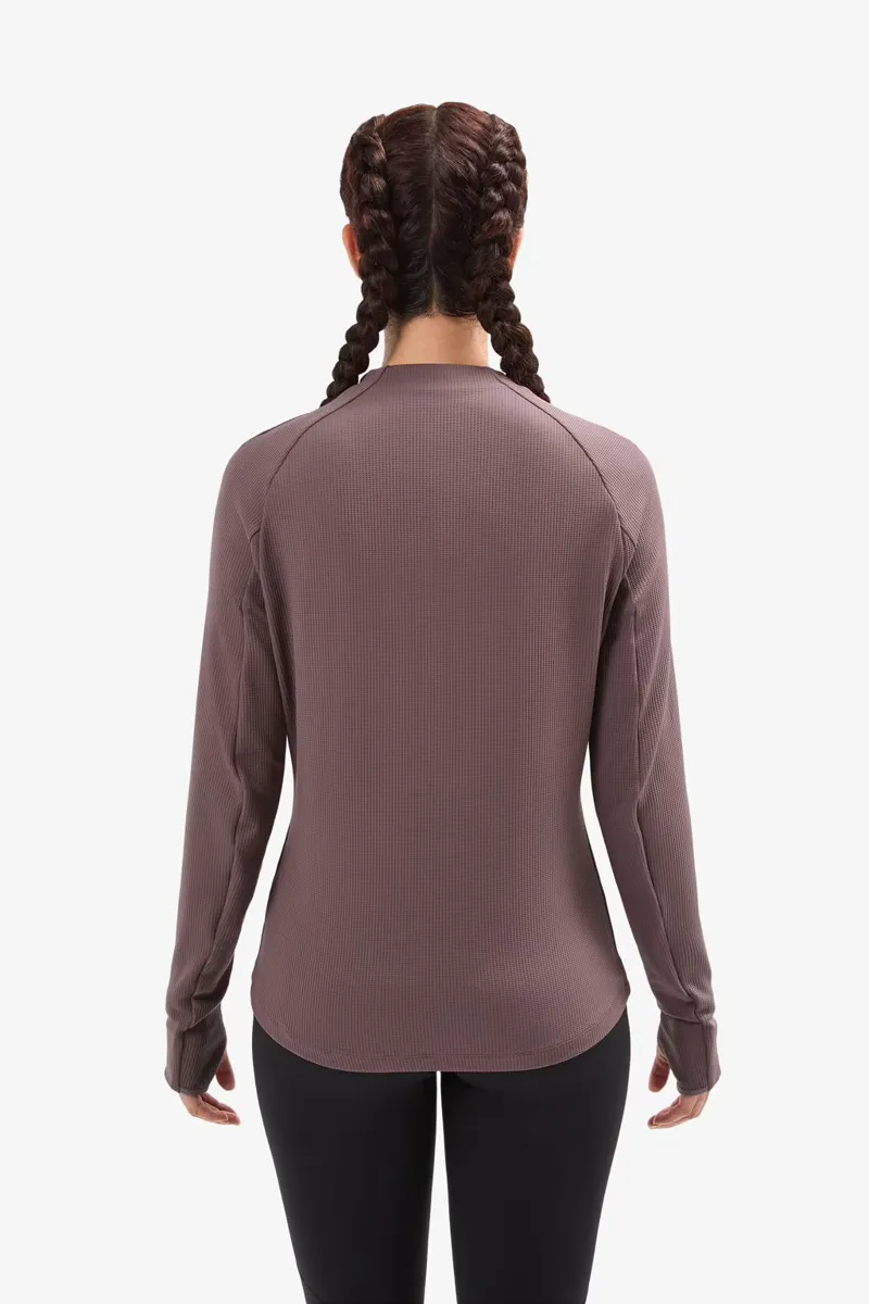 Nnormal Womens Trail Long Sleeve Running Top - Purple-3