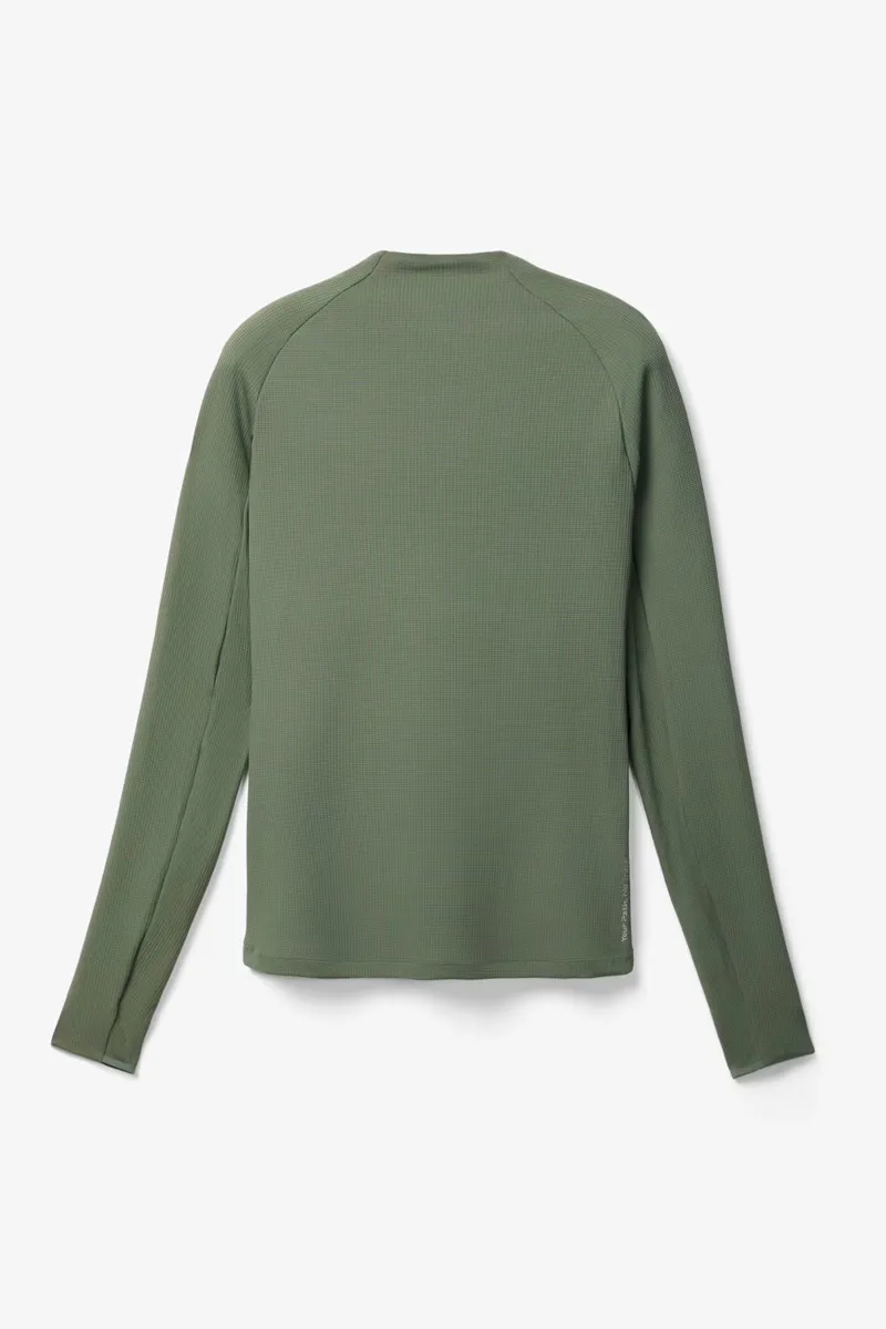 Nnormal Men's Trail Long Sleeve - Dark Green - Large-1