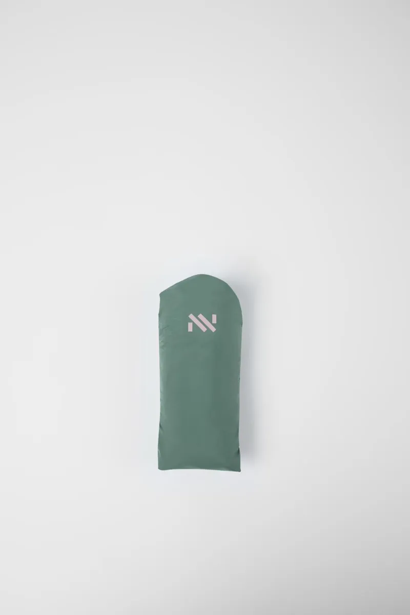 Nnormal Women's Trail Running Rain Jacket - Green-5