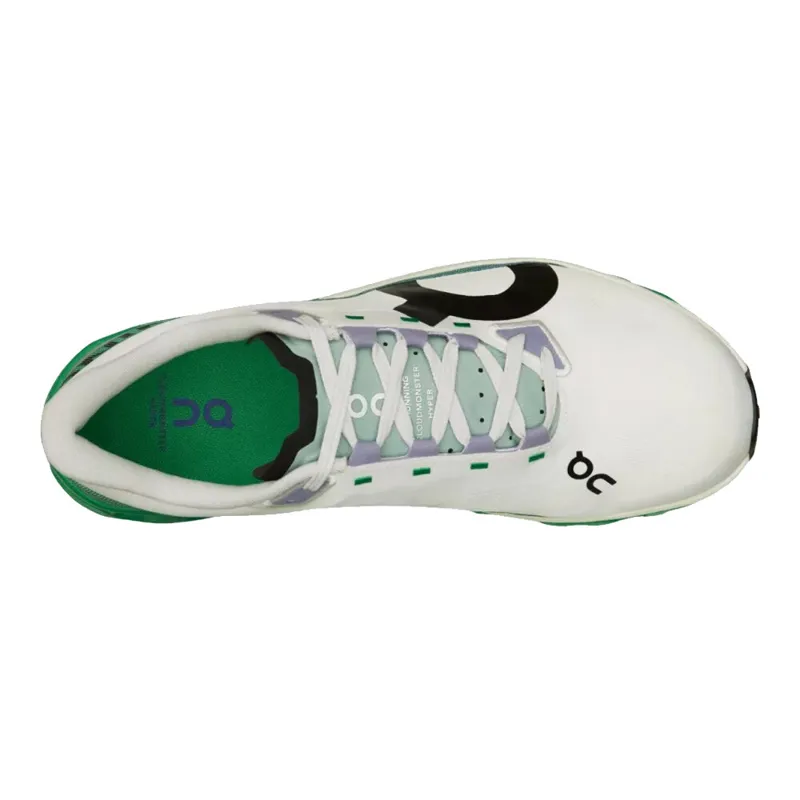 On Running Cloudmonster Hyper Womens Road Running Shoes - White Mint - Size 6.5-2