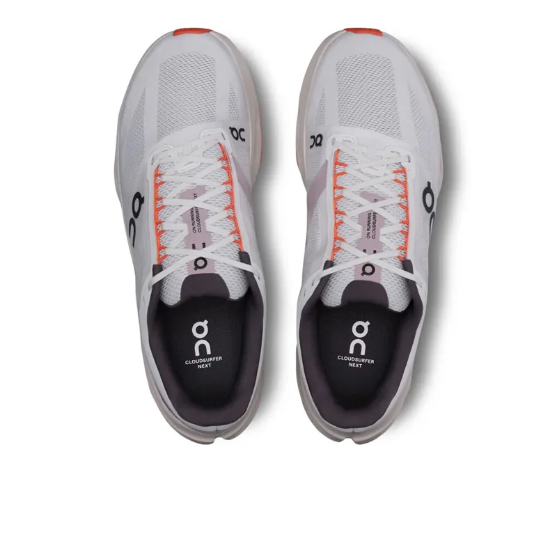 On Cloudsurfer Next Road Running Shoes - White Flame-2