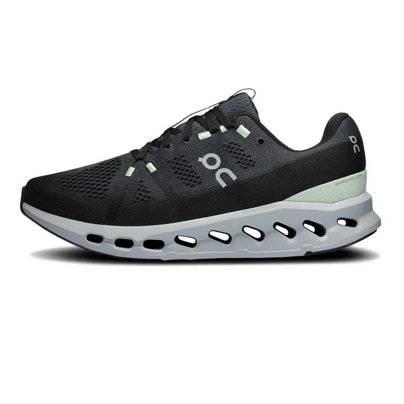 On Cloudsurfer Road Running Shoes - Iron Glacier-3