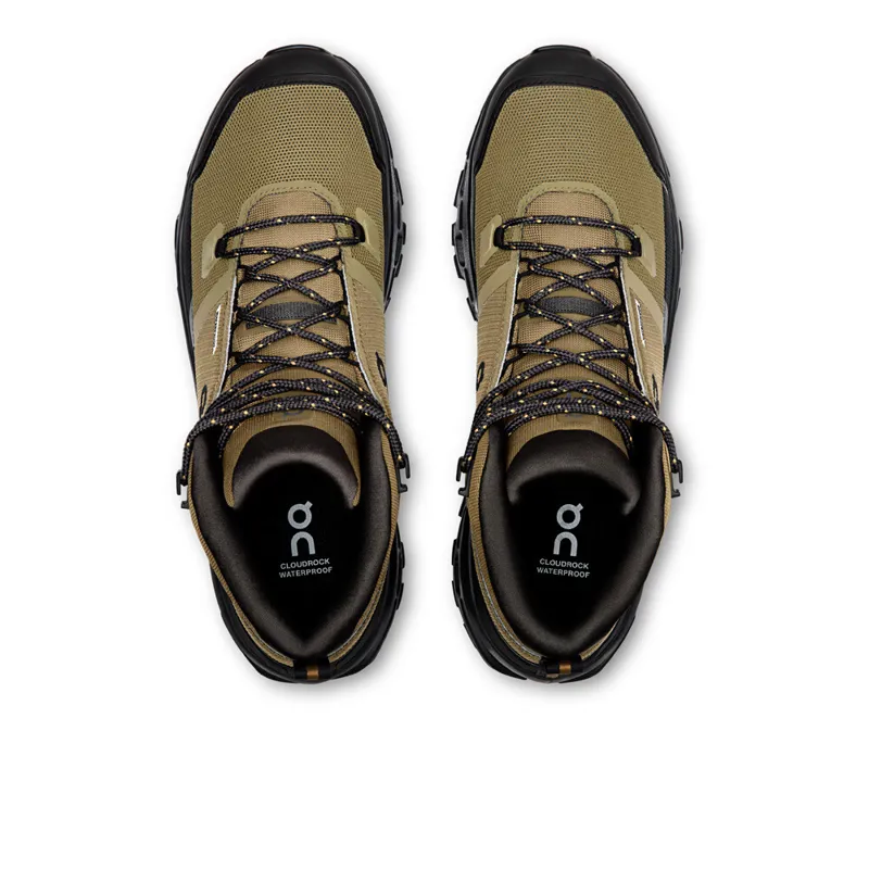 On Running Cloudrock Mid Waterproof Men's Walking Boots - Hunter Black-2