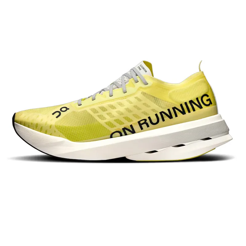 On Cloudboom Strike Womens Carbon Plated Road Running Shoe - Limelight Wolf-4