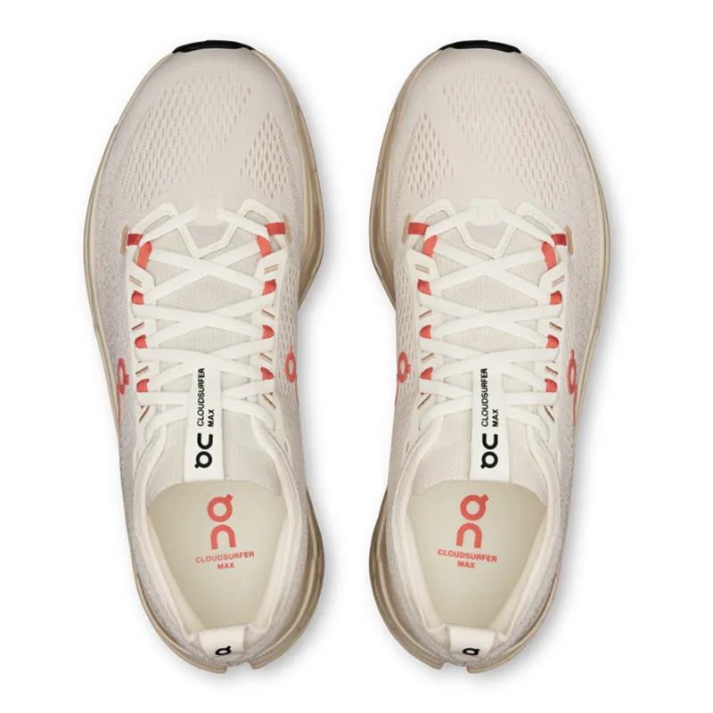 Cloudsurfer Max Womens Road Running Shoes - Ivory Salmon-2