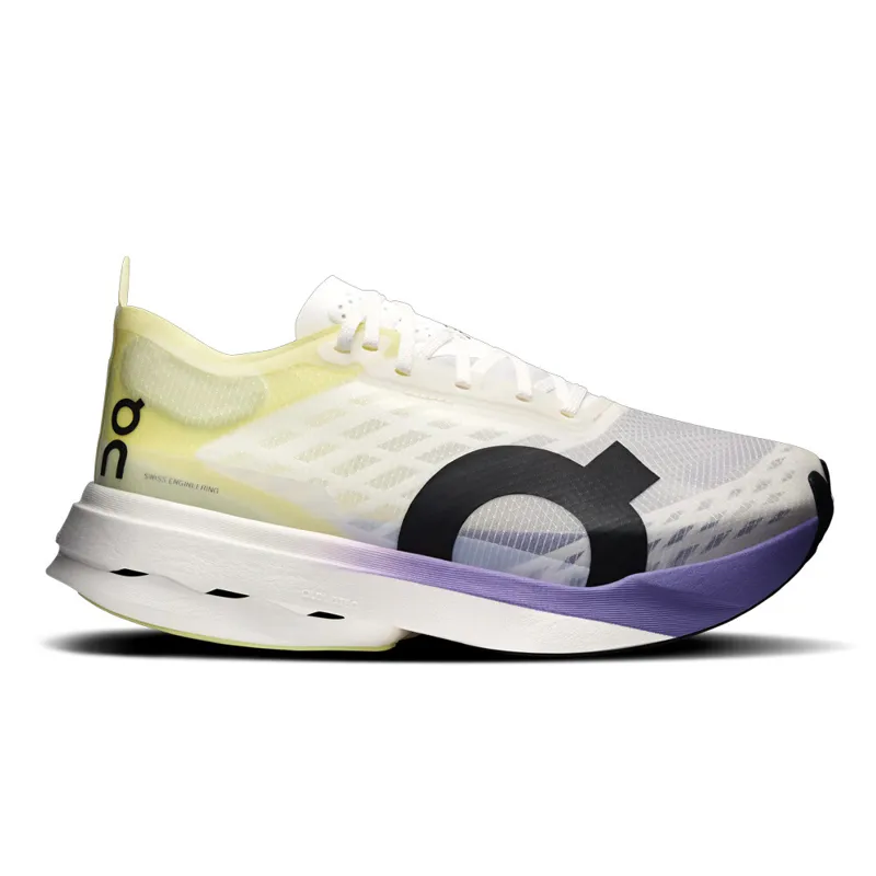 On Cloudboom Strike Mens Carbon Plated Road Running Shoe - Juniper Limelight