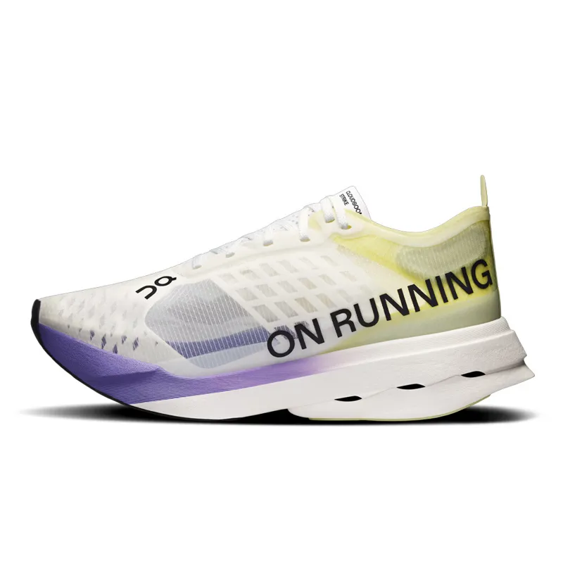 On Cloudboom Strike Mens Carbon Plated Road Running Shoe - Juniper Limelight-4