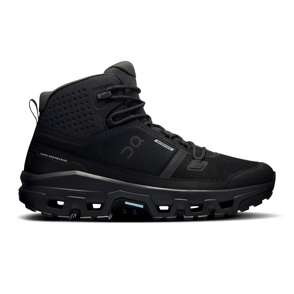On Cloudrock Mid Waterproof Boot Womens Black 4.5 UK