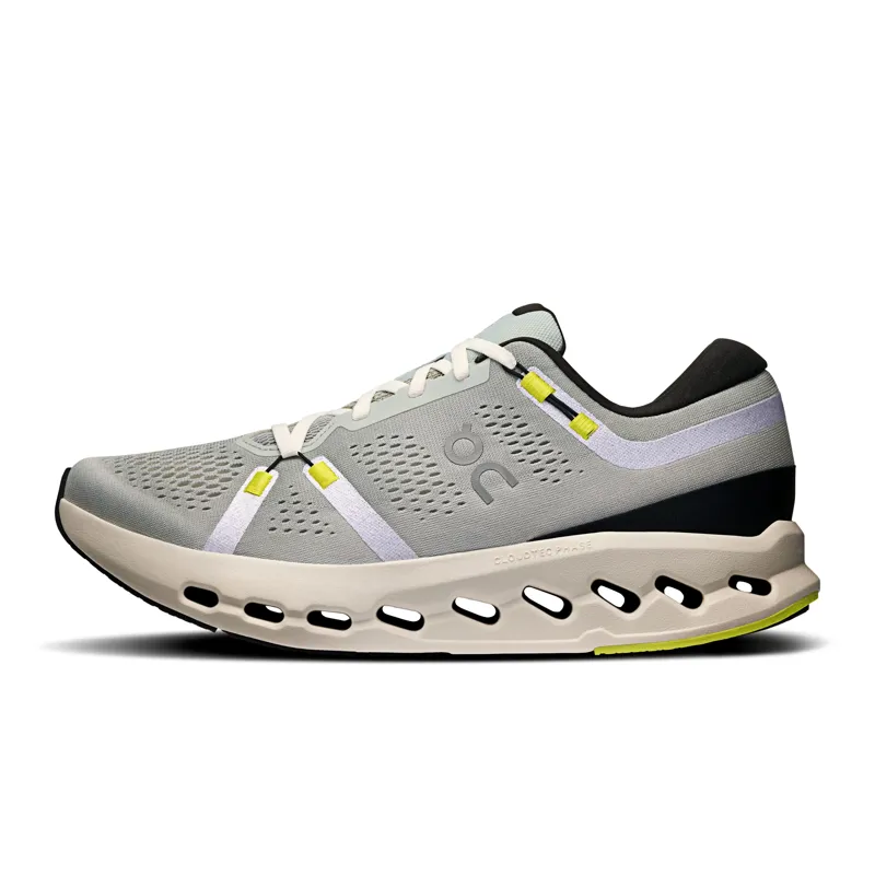 On Cloudsurfer 2 Mens Road Running Shoes - Glacier Ivory-4