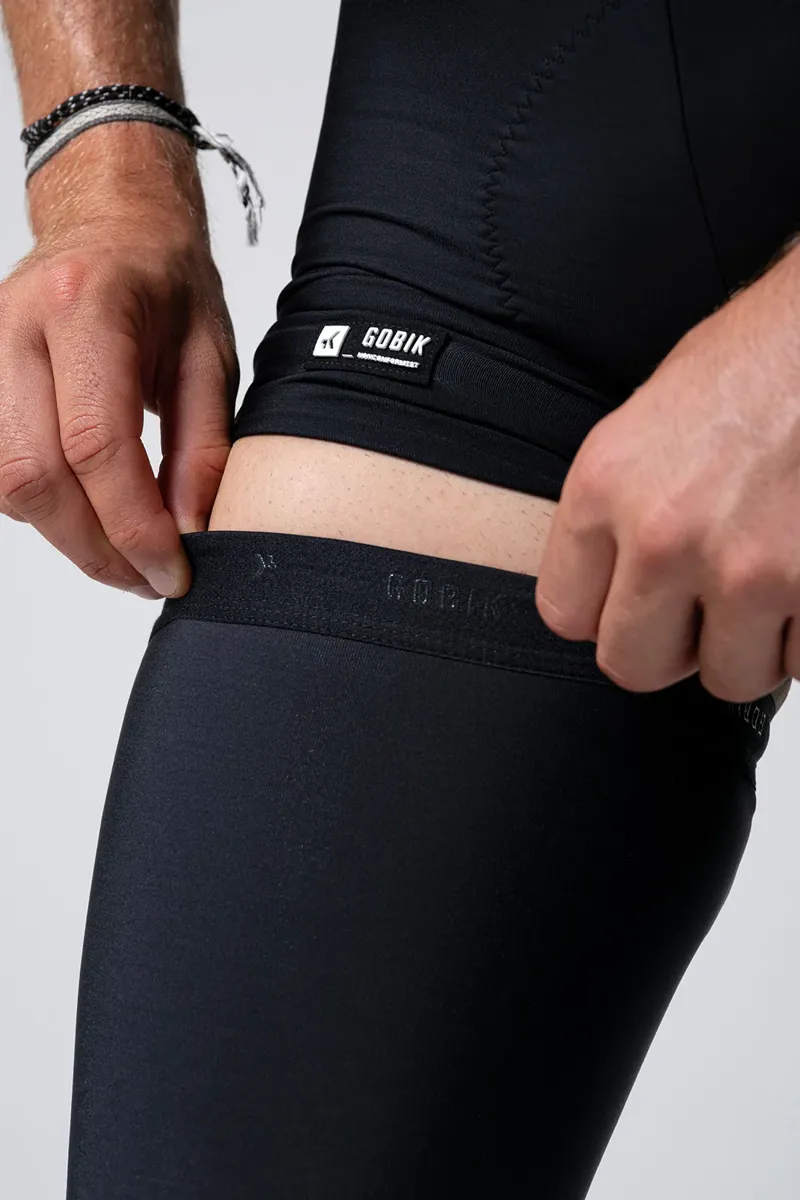 Gobik Kaba 2.0 Thermal Knee Warmers - Pitch Black-3