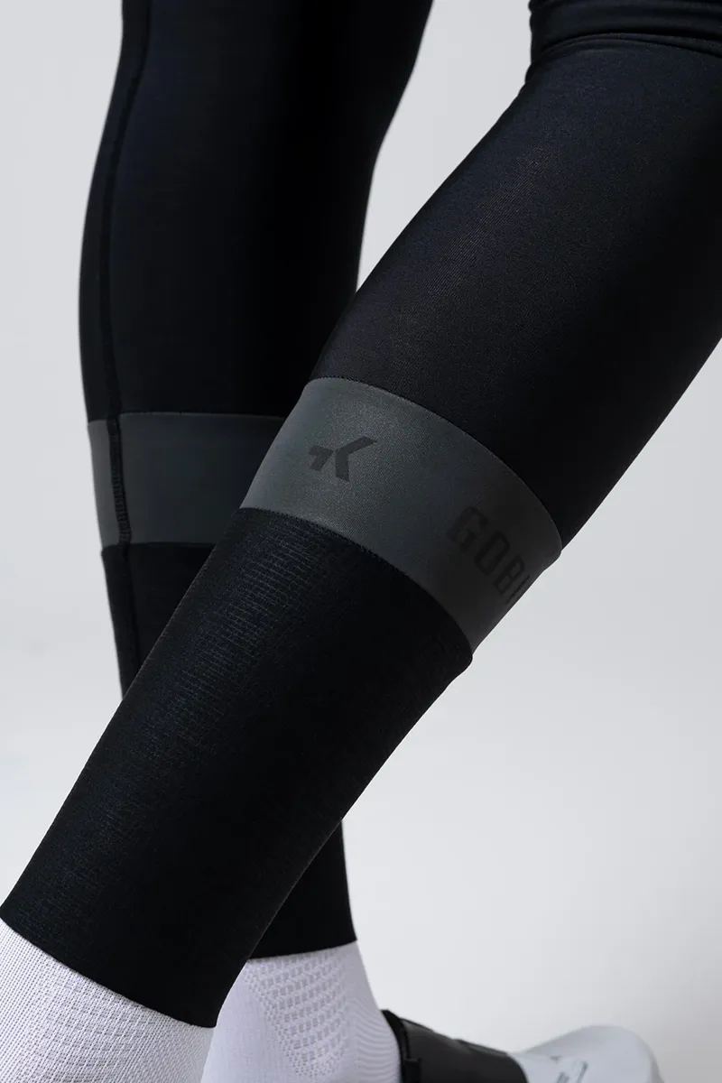 Gobik Kaba 2.0 Thermal Knee Warmers - Pitch Black-1