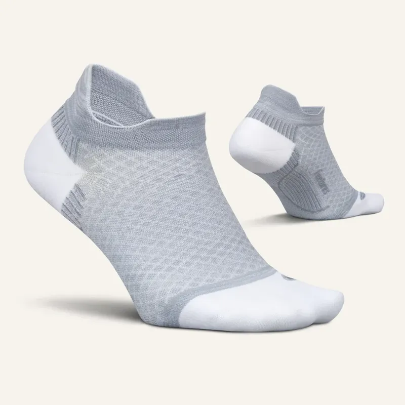 Plantar Fasciitis Relief Light Cushion No Show Tab Sock - Grey-1