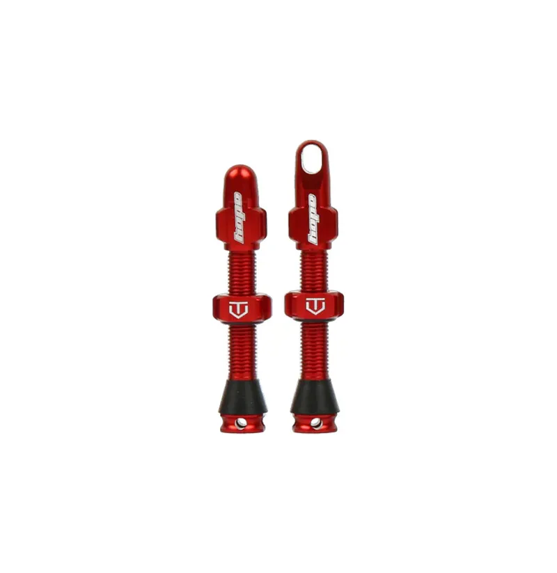 Hope Tubeless Valves Pair - 40mm - Red