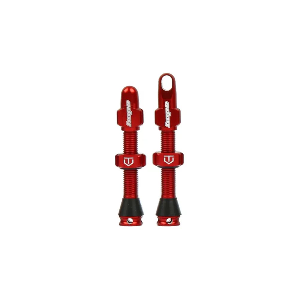 Hope Tubeless Valves Pair - 40mm - Red