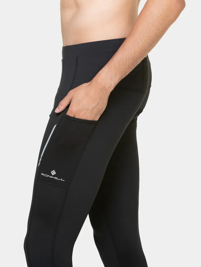 Ronhill Men's Tech Reflect Running Tight - Black-5