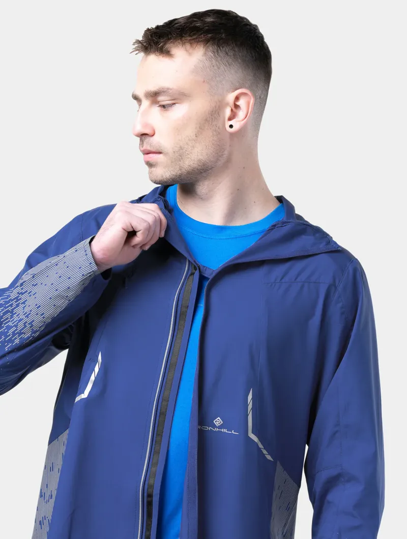 Ronhill Men's Tech Reflect Running Jacket - Ocean Reflect-4