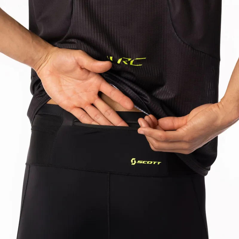 Scott RC Run Full Tights - Black Yellow-2