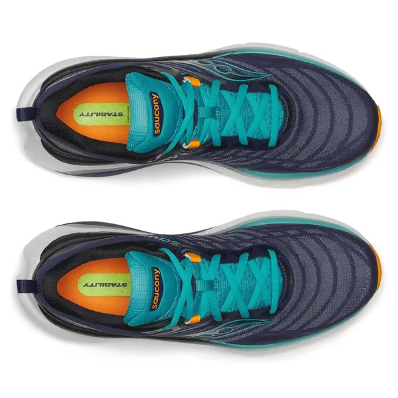Saucony Omni 23 ST Men's Stability Road Running Shoes - Naval Tranquil Marine-3