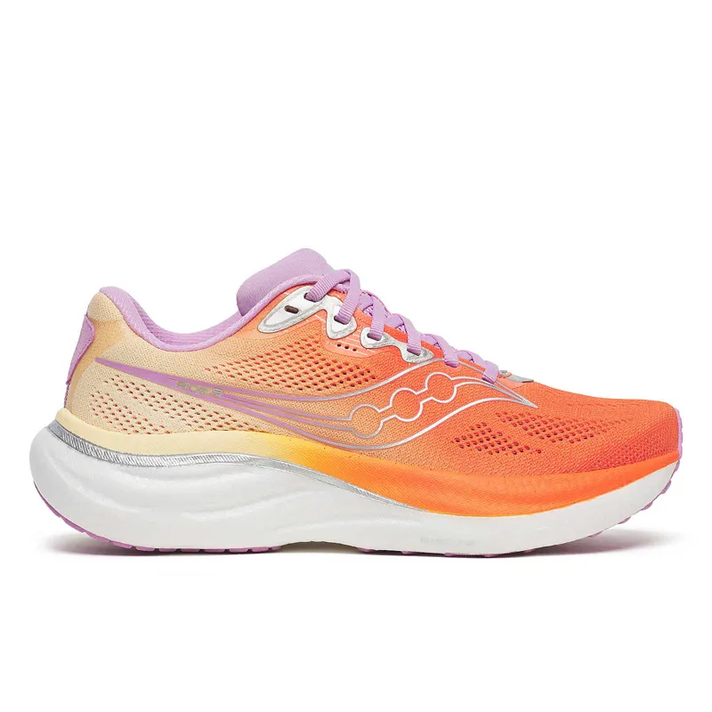 Saucony Ride 19 Women's Road Running Shoes - Fire Orchid