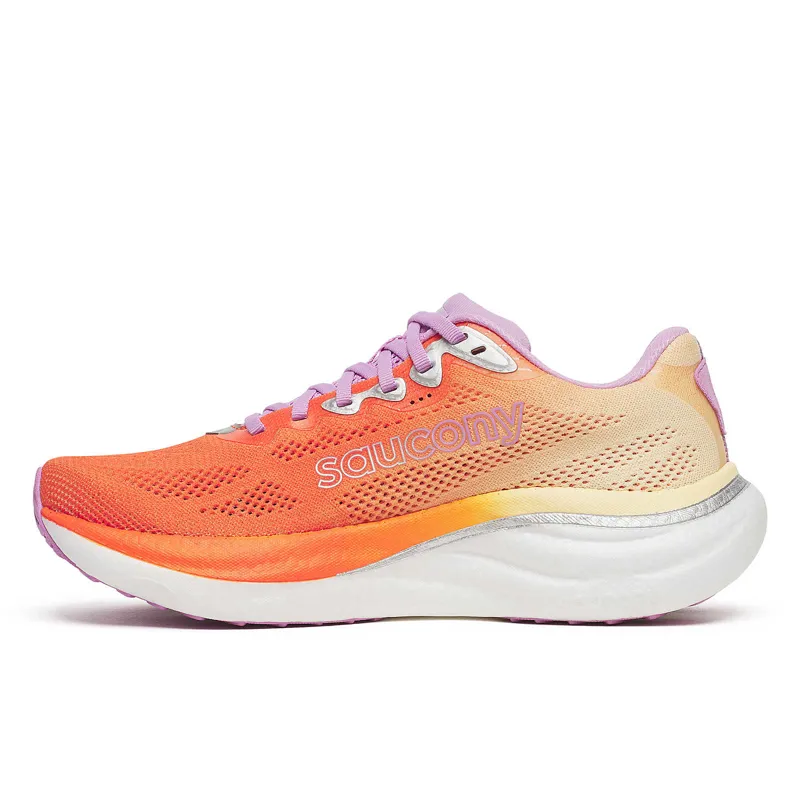 Saucony Ride 19 Women's Road Running Shoes - Fire Orchid-4