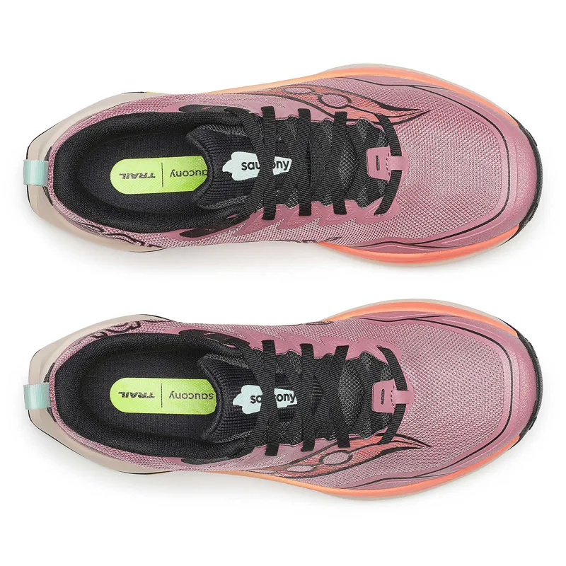 Saucony Peregrine 16 Women's Trail Running Shoes - Mauve Salmon-2