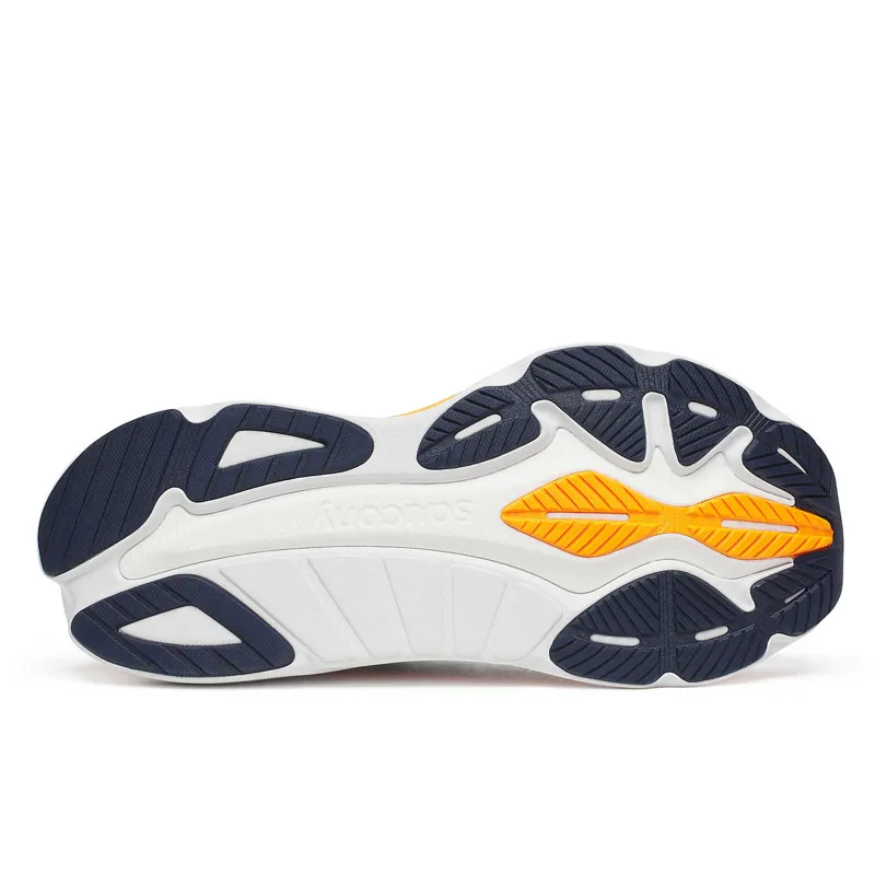 Saucony Hurricane 24 Road Running Shoes - Navy Peel-3