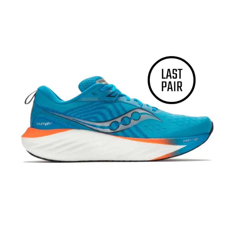 Saucony Triumph 22 Running Shoes - Viziblue Pepper - Size 8.5