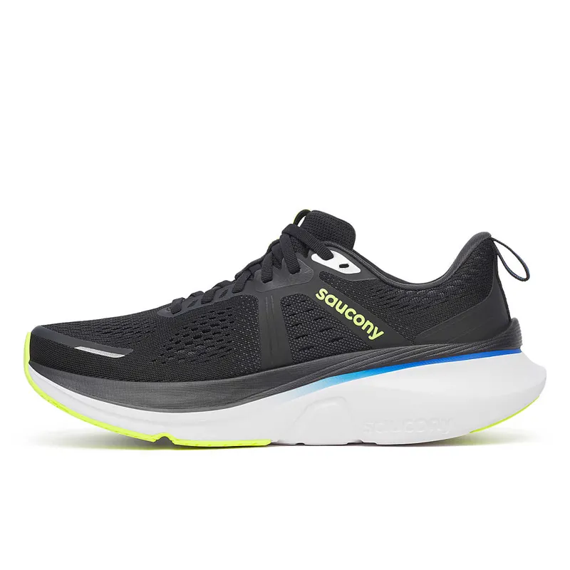 Saucony Guide 18 Mens Support Road Running Shoe - Black Lapis-1