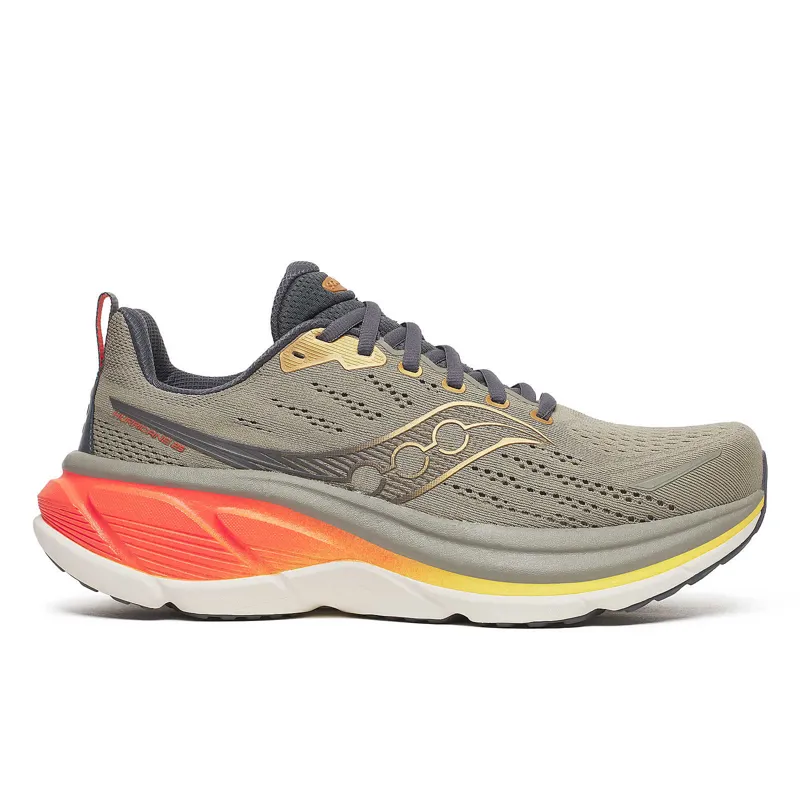 Saucony Hurricane 25 Men's Road Running Shoes - Laurel Fire