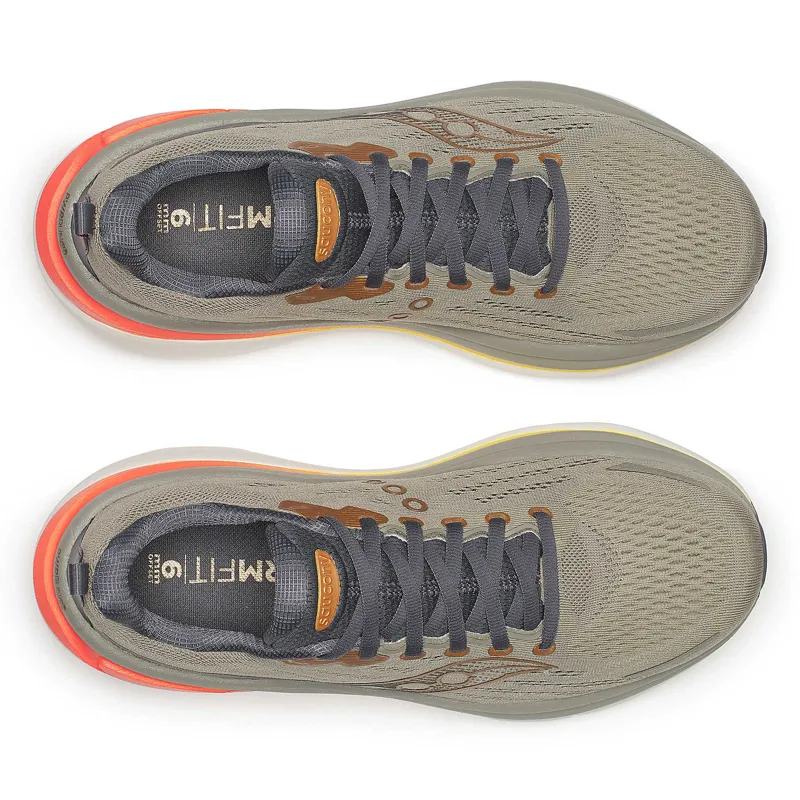 Saucony Hurricane 25 Men's Road Running Shoes - Laurel Fire-2