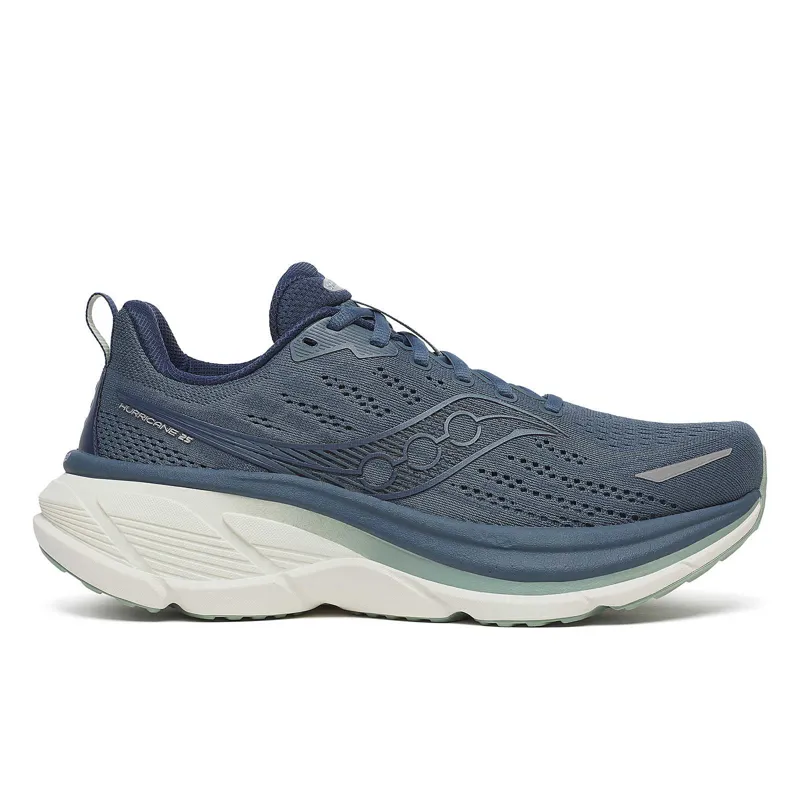 Saucony Hurricane 25 Men's Road Running Shoes - Dusk Iceberg