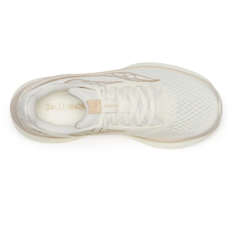 Saucony Ride 18 Womens Road Running Shoes - Vanilla - UK8-2