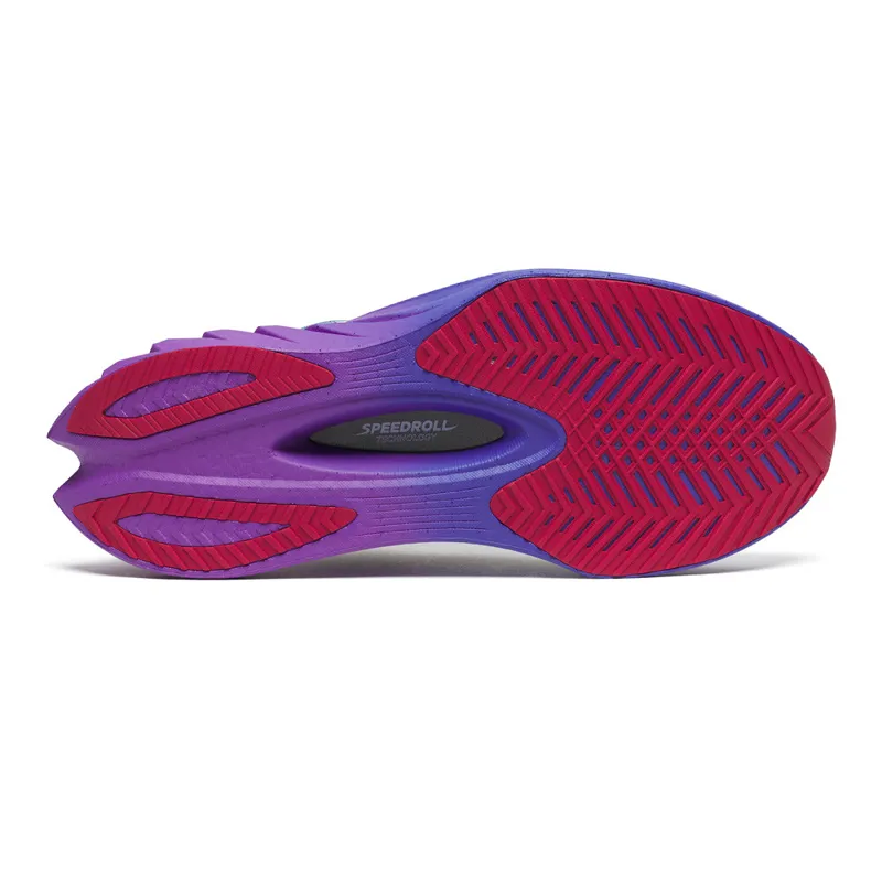 Saucony Endorphin Pro 4 Mens Carbon Plated Road Running Shoe - White Shadow-1