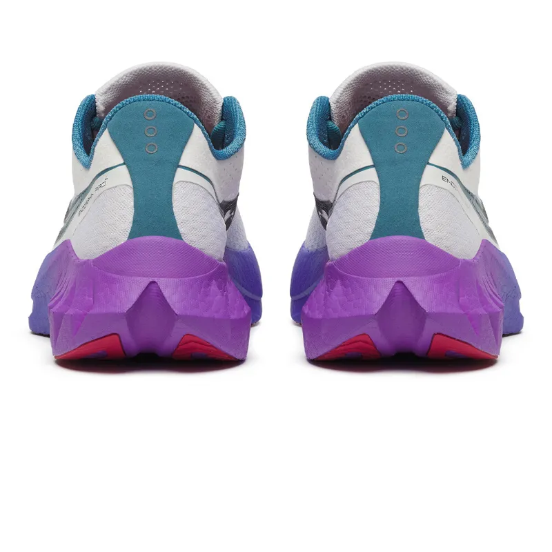 Saucony Endorphin Pro 4 Mens Carbon Plated Road Running Shoe - White Shadow-3