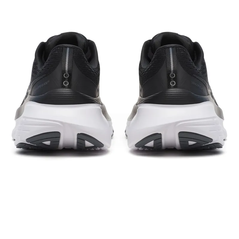 Saucony Guide 18 Mens Support Road Running Shoes - Black White-3